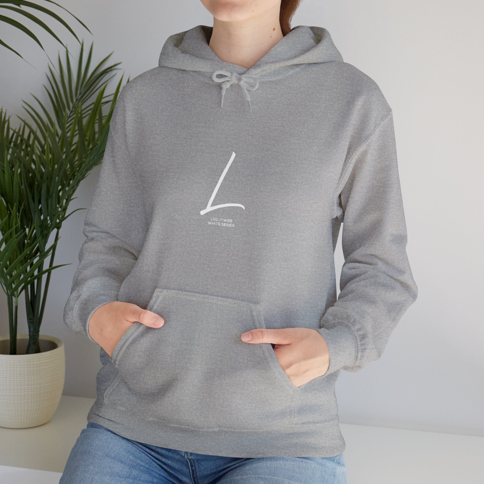 LEG-IT White Series Logo Hoodie