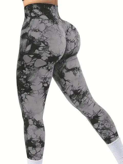 Tie-Dye High Waist Seamless Leggings