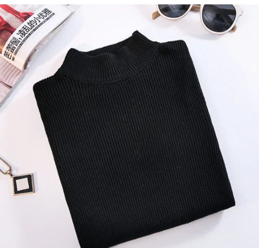 Pullover Slim Fit Turtleneck Sweater