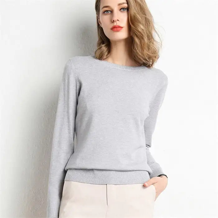 Knitted Pullover Sweater