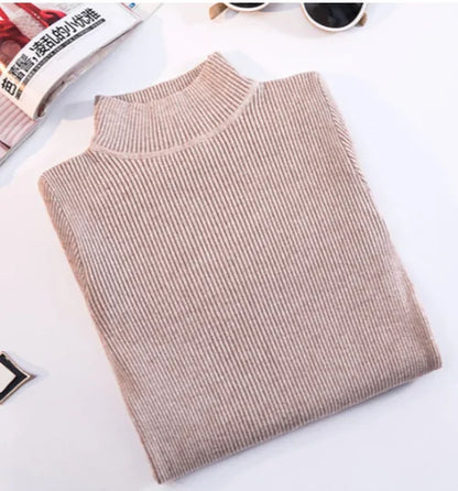 Pullover Slim Fit Turtleneck Sweater