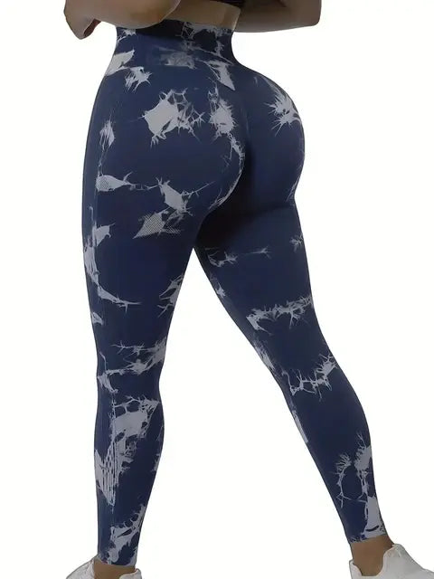 Tie-Dye High Waist Seamless Leggings