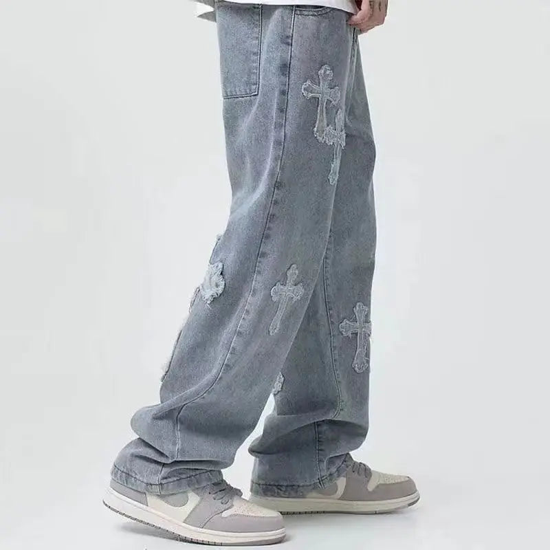 Men Waist Jeans Trousers