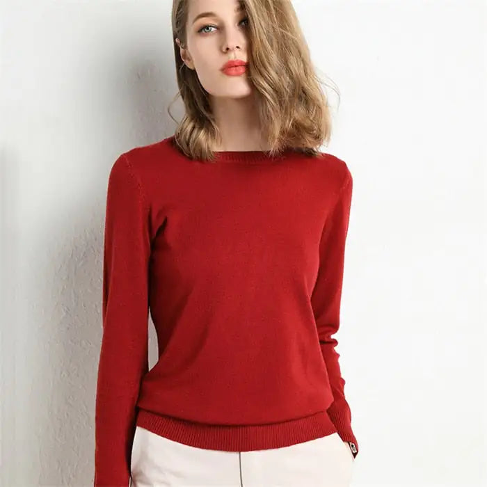 Knitted Pullover Sweater