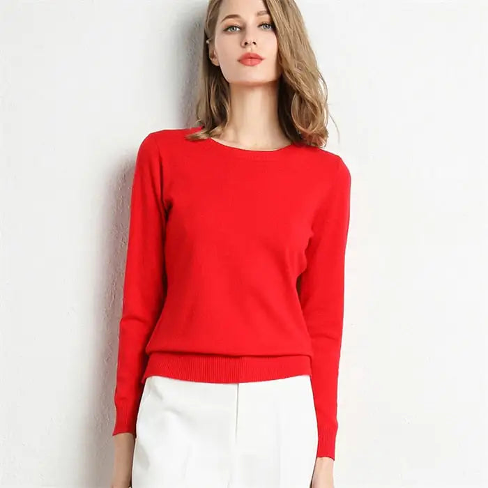 Knitted Pullover Sweater